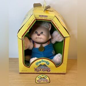 Coleco‎ Cabbage Patch Kids Wykesa Valley Koosas Plush Toy with Box 1980s